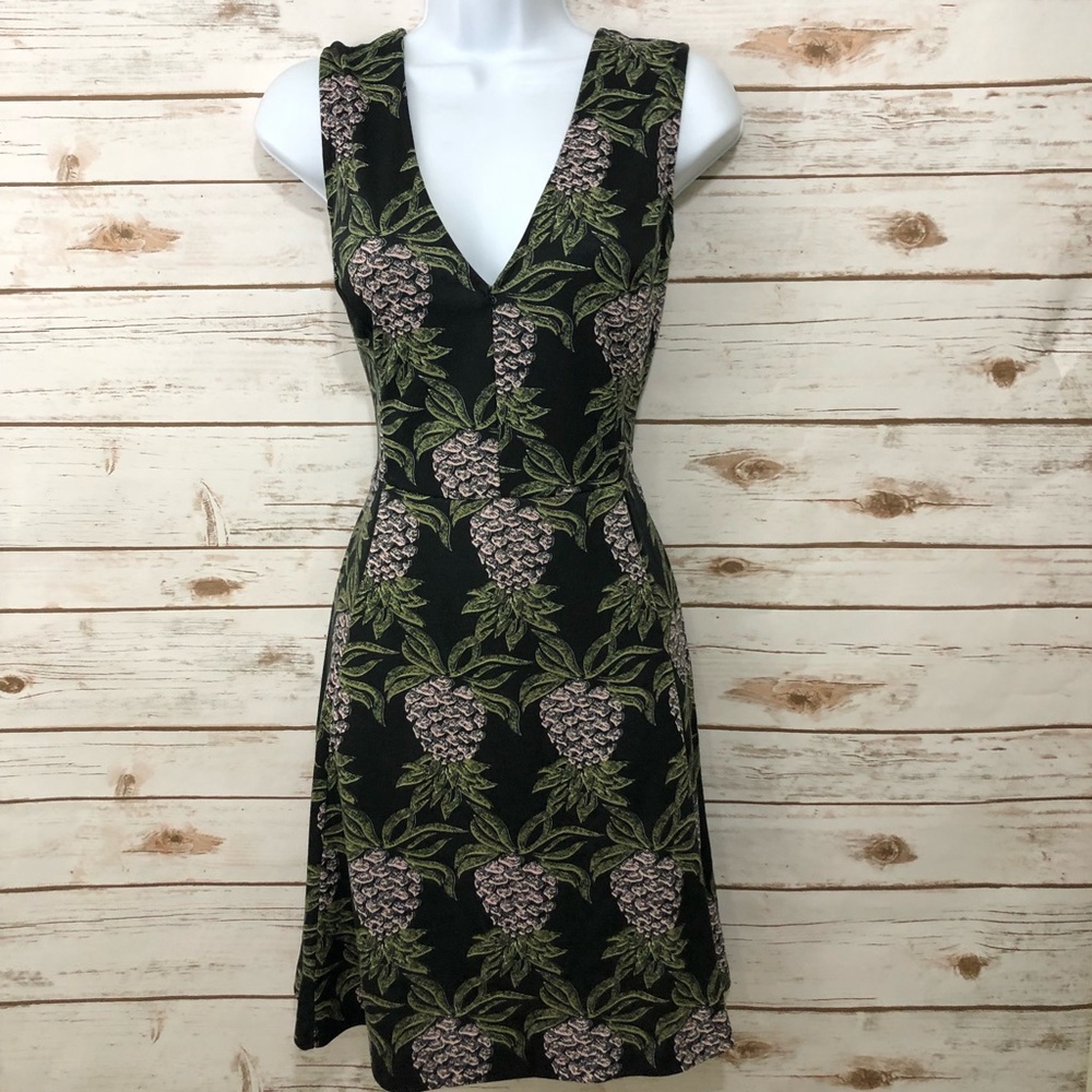 Pineapple print dress